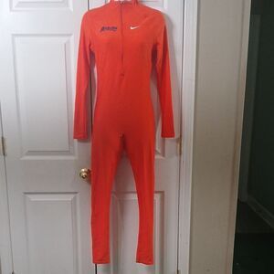 Nike long sleeve bodysuit Auburn Tigers fitted sexy dedicated fan gameday Sz M